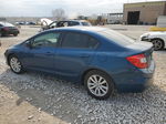 2012 Honda Civic Ex Blue vin: 2HGFB2F87CH550441