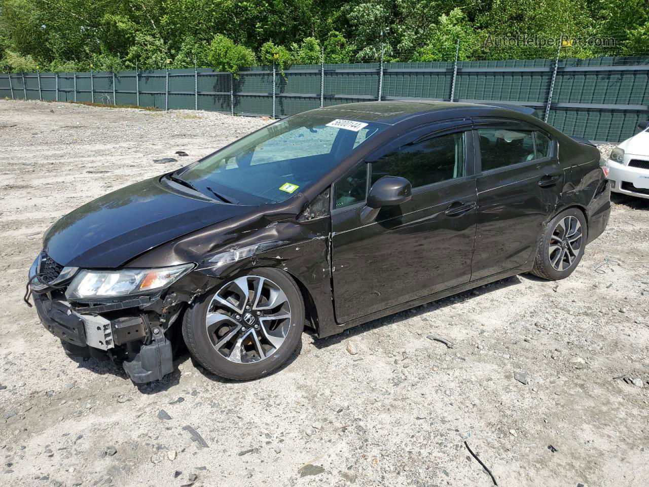 2013 Honda Civic Ex Brown vin: 2HGFB2F87DH580461