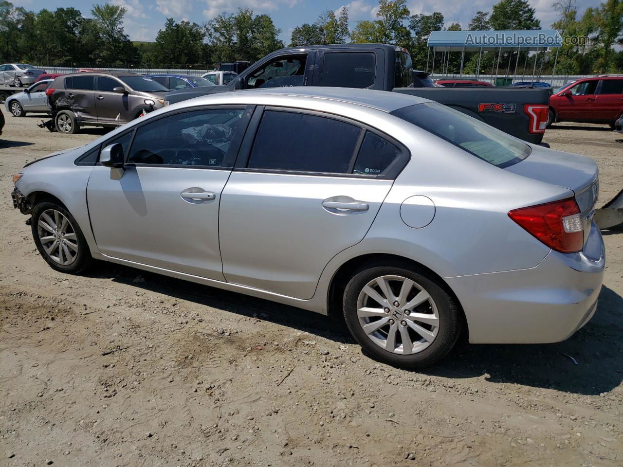 2012 Honda Civic Ex Silver vin: 2HGFB2F88CH511700