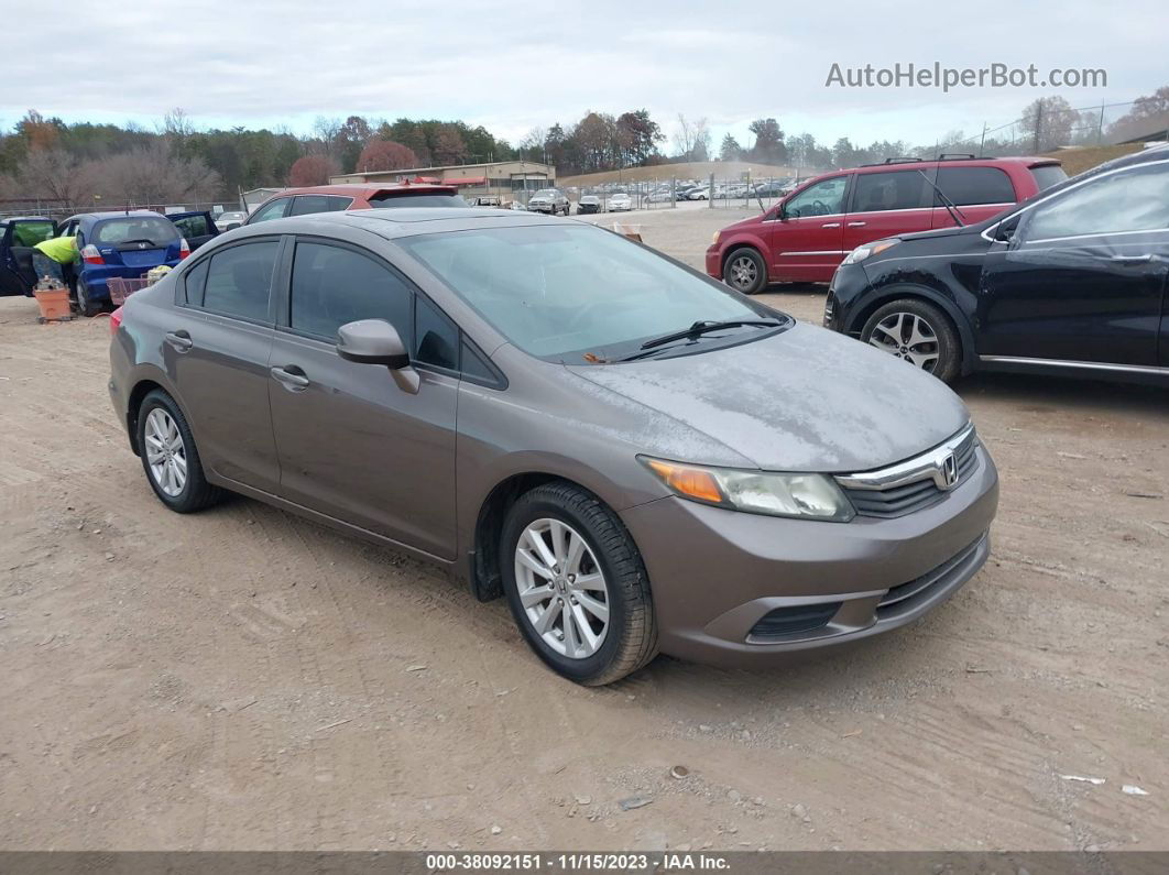 2012 Honda Civic Ex Золотой vin: 2HGFB2F88CH518369