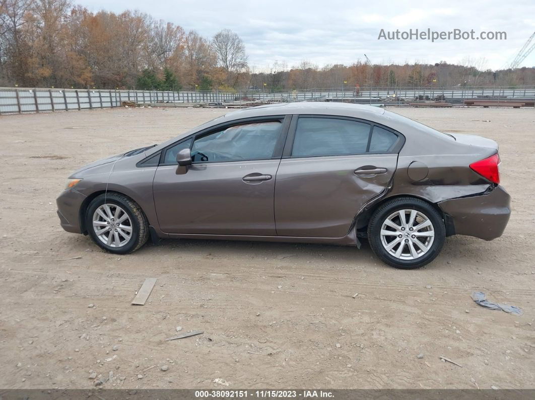 2012 Honda Civic Ex Золотой vin: 2HGFB2F88CH518369