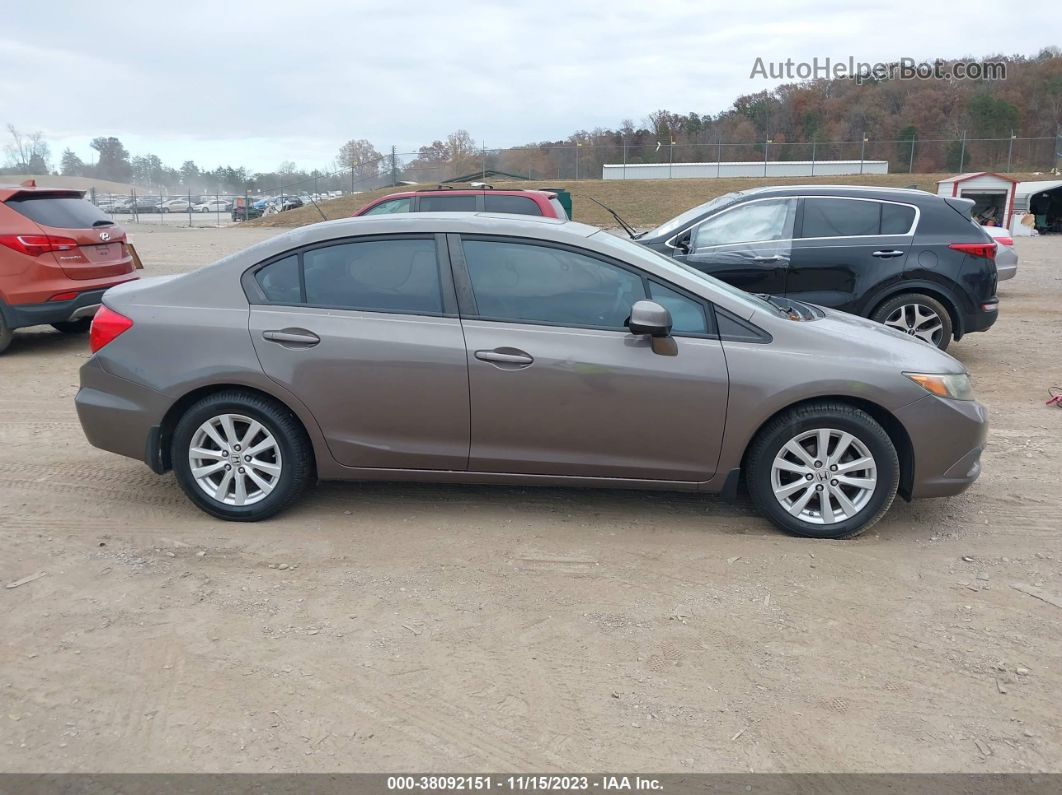 2012 Honda Civic Ex Золотой vin: 2HGFB2F88CH518369