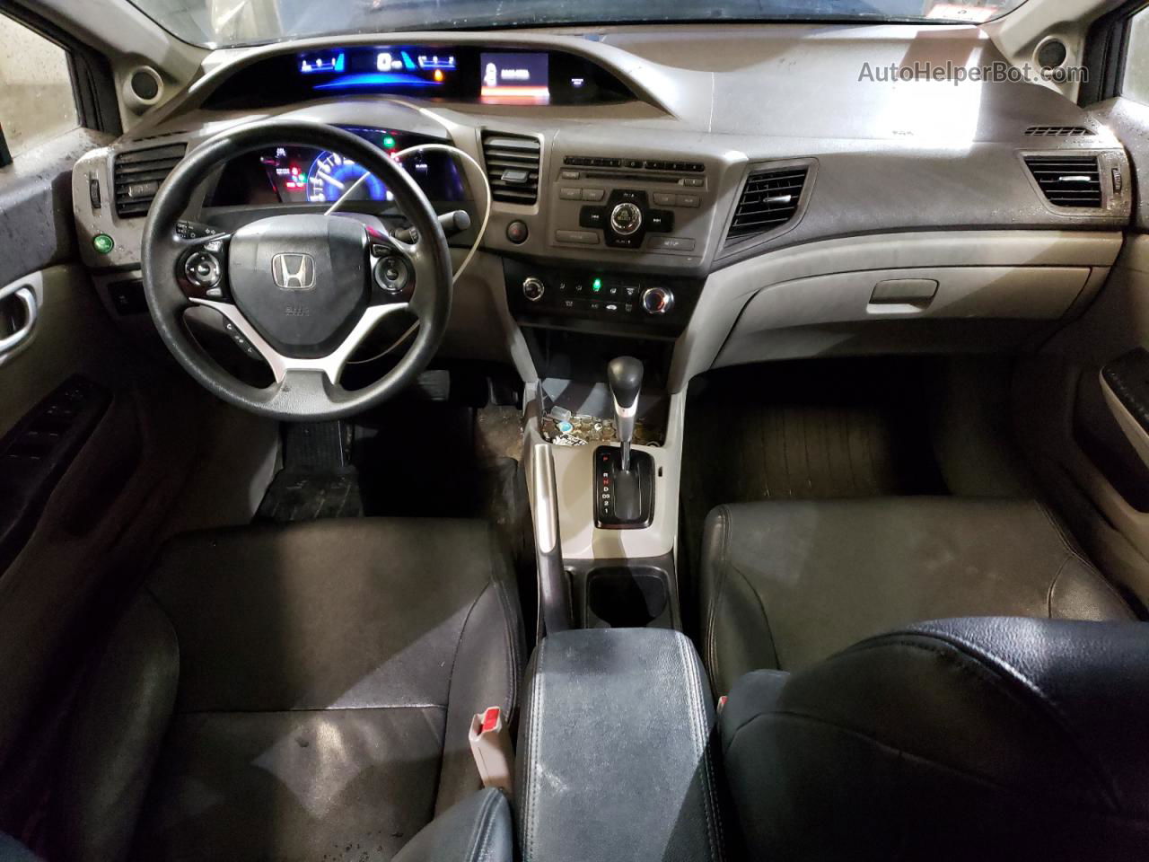 2012 Honda Civic Ex Серый vin: 2HGFB2F89CH317984