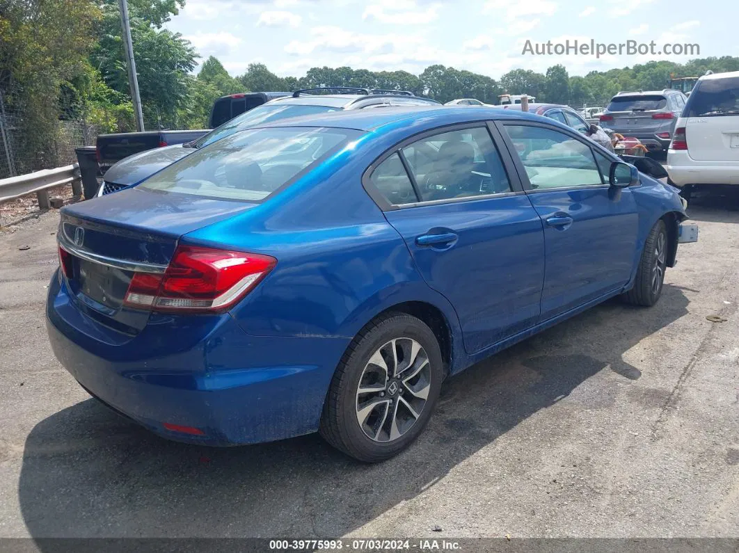 2013 Honda Civic Ex Blue vin: 2HGFB2F89DH537238