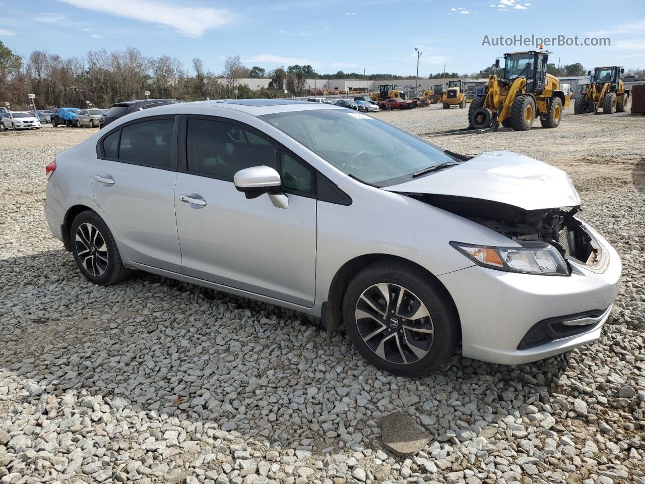 2014 Honda Civic Ex Silver vin: 2HGFB2F89EH539525