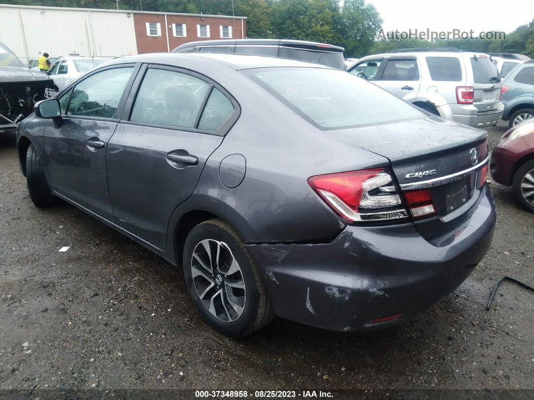 2014 Honda Civic Sedan Ex Gray vin: 2HGFB2F89EH545812