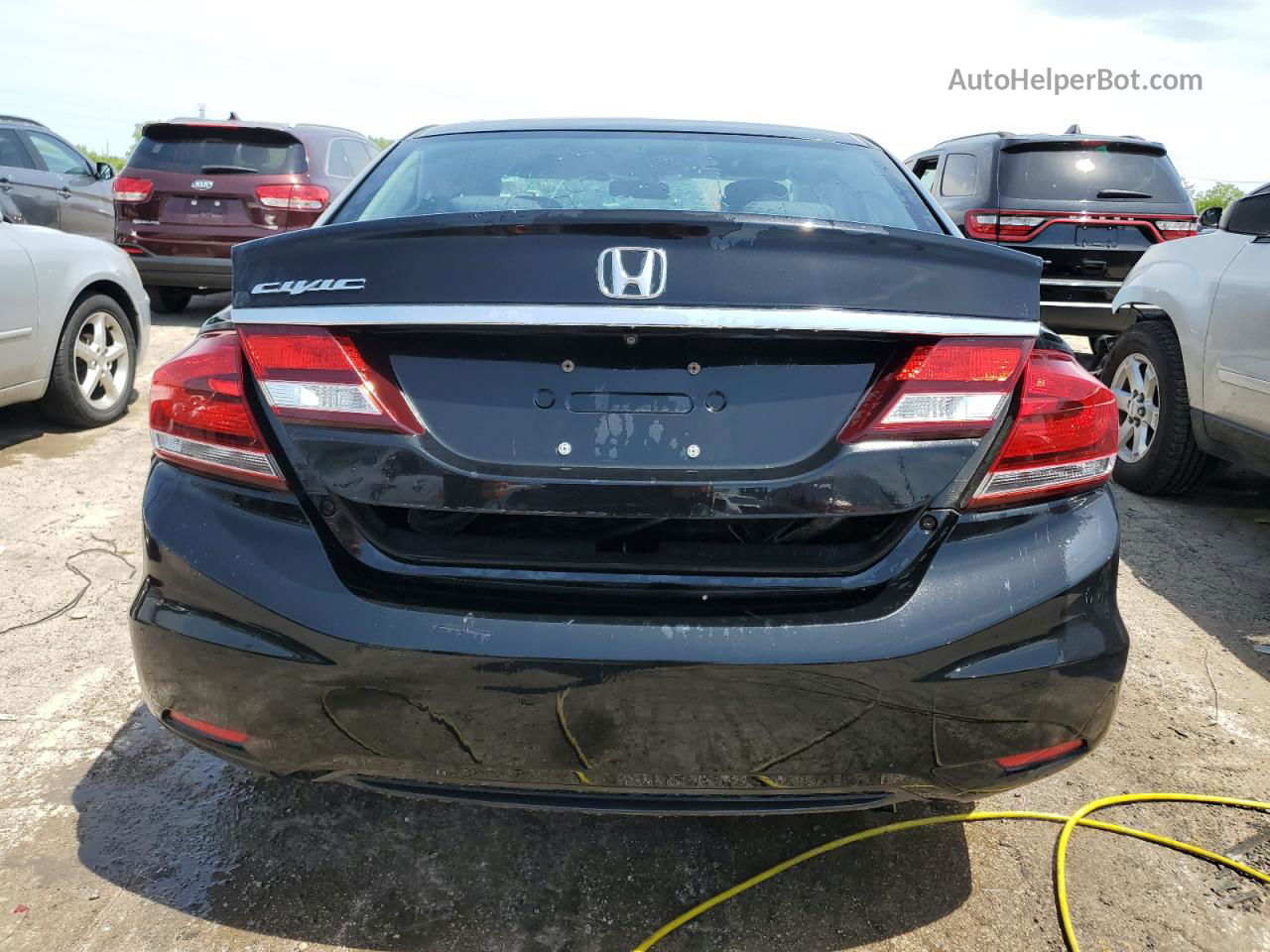 2015 Honda Civic Ex Черный vin: 2HGFB2F89FH507529