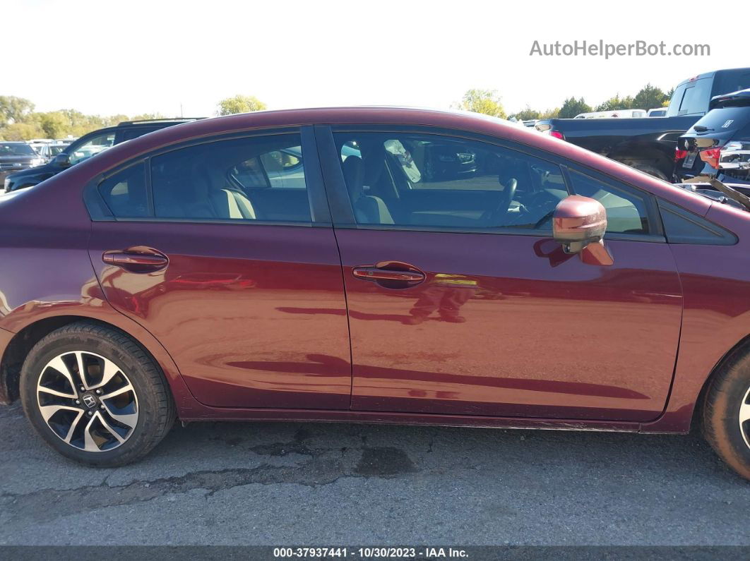 2015 Honda Civic Ex Red vin: 2HGFB2F89FH533547