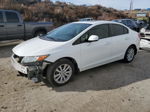 2012 Honda Civic Ex White vin: 2HGFB2F8XCH525453