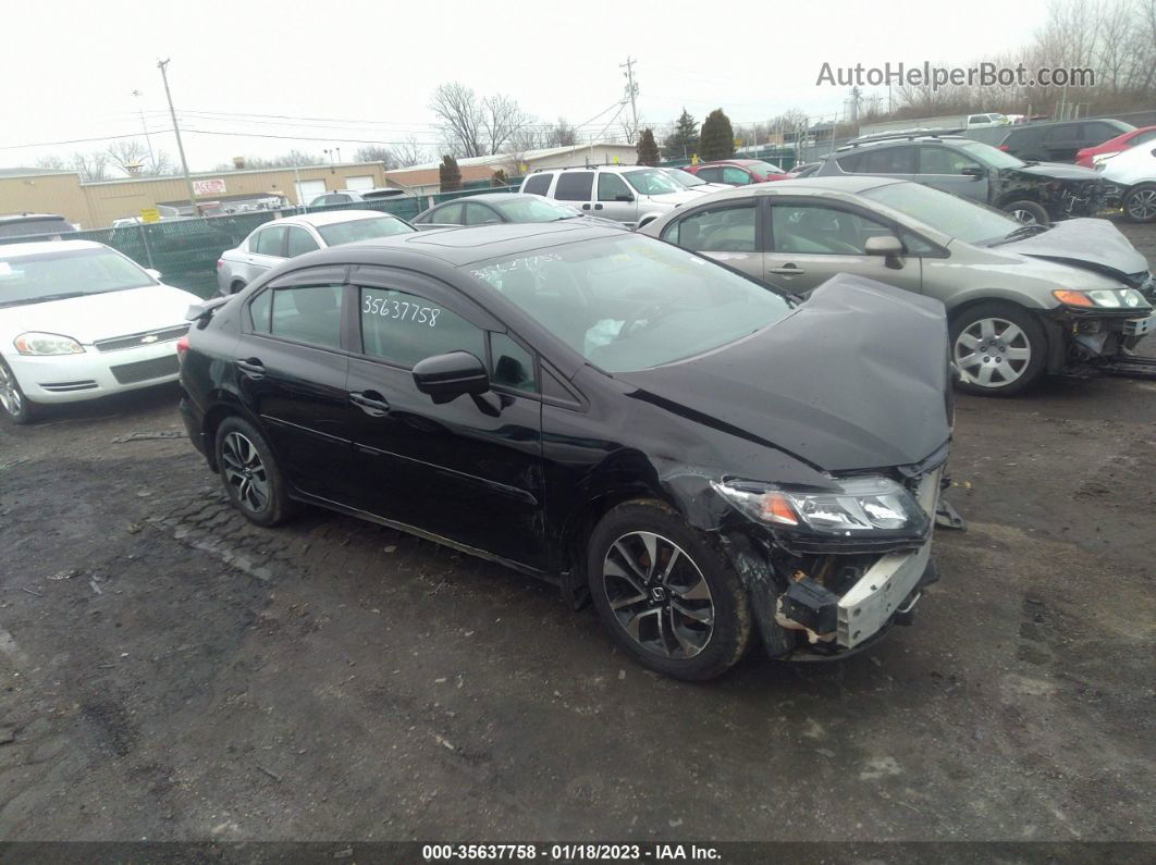 2014 Honda Civic Sedan Ex Black vin: 2HGFB2F8XEH546015