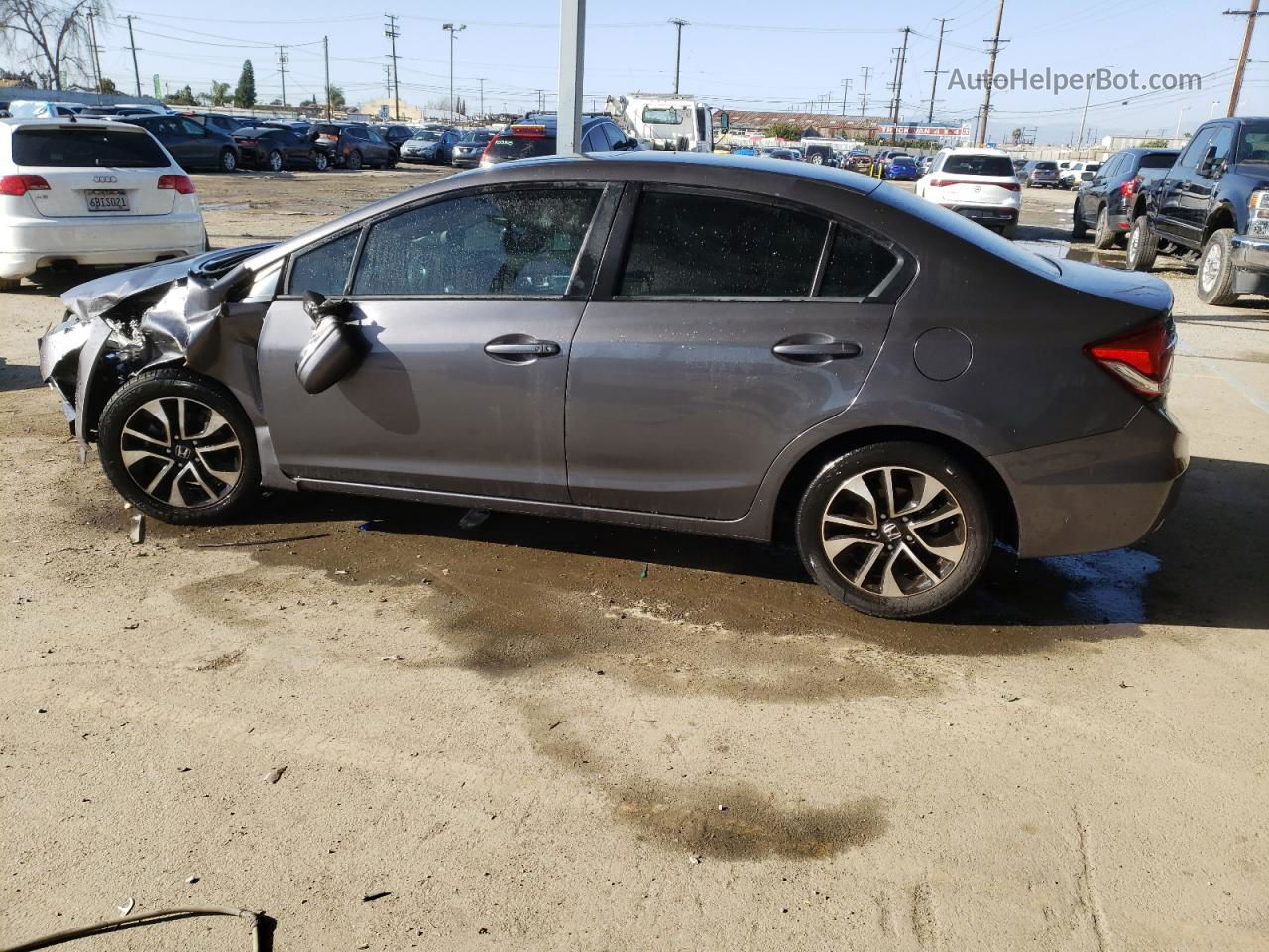 2015 Honda Civic Ex Gray vin: 2HGFB2F8XFH554763