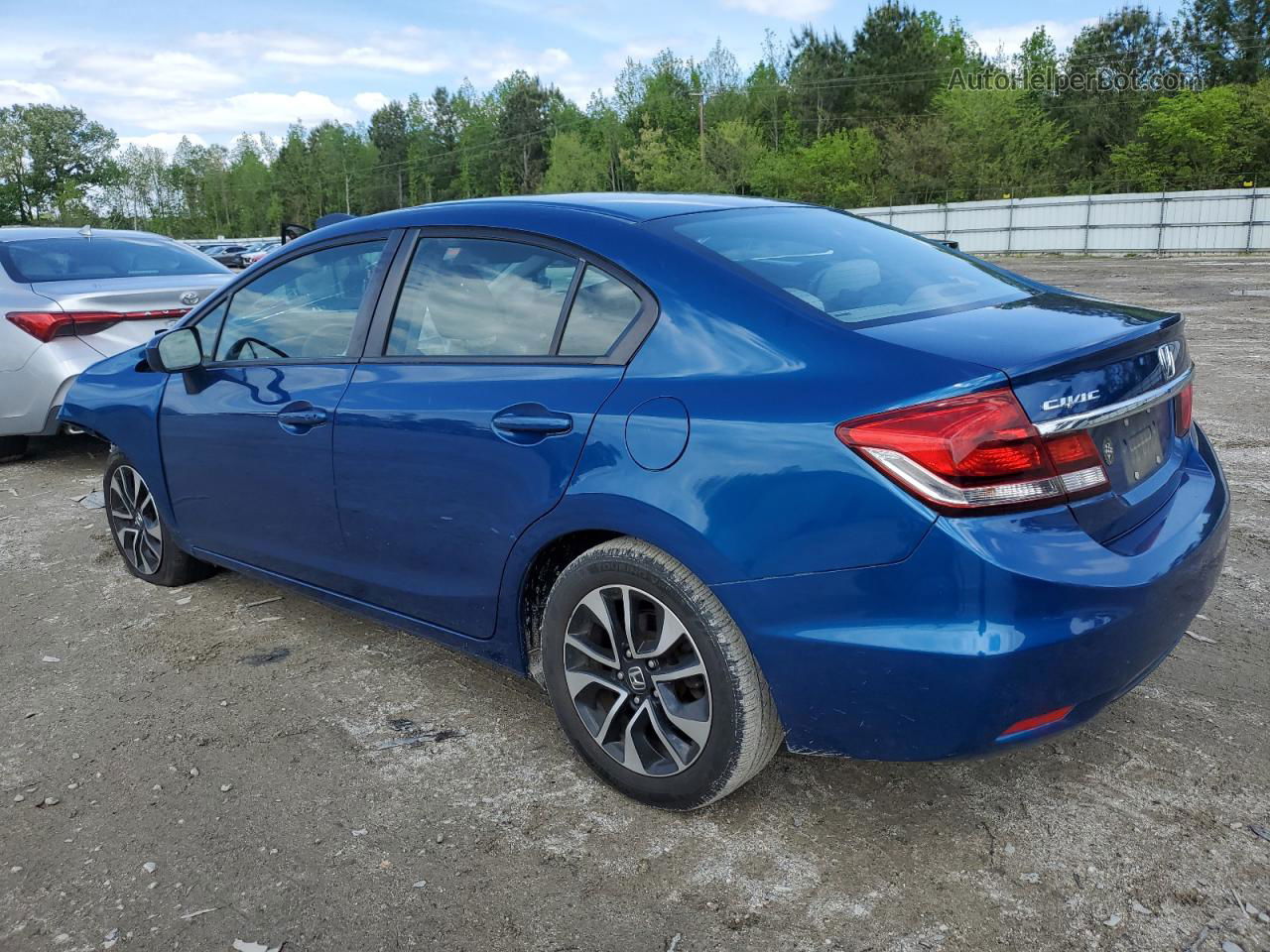 2015 Honda Civic Ex Blue vin: 2HGFB2F8XFH561793