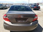 2012 Honda Civic Exl Brown vin: 2HGFB2F90CH546787