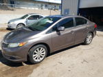 2012 Honda Civic Exl Brown vin: 2HGFB2F90CH546787