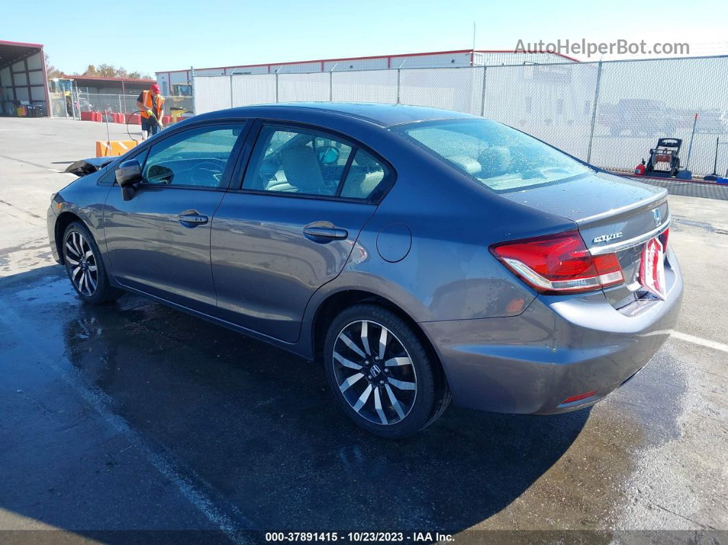 2015 Honda Civic Ex-l Gray vin: 2HGFB2F90FH509226