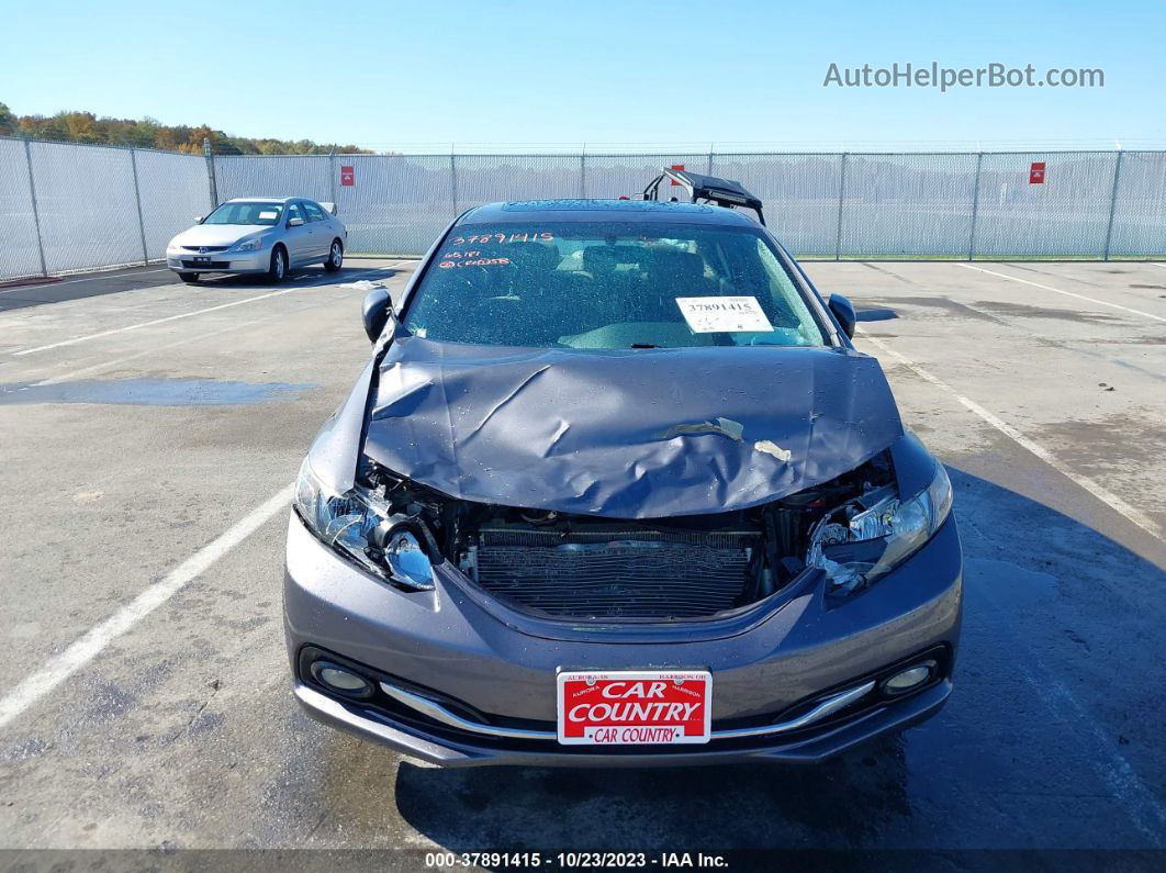 2015 Honda Civic Ex-l Gray vin: 2HGFB2F90FH509226