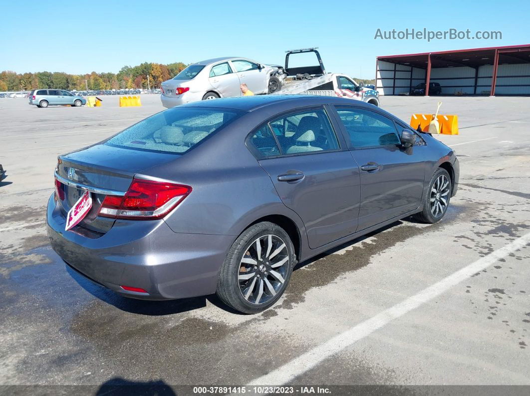 2015 Honda Civic Ex-l Серый vin: 2HGFB2F90FH509226