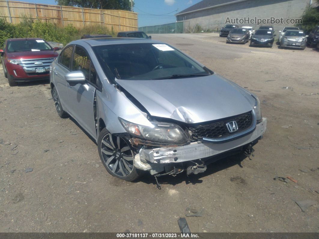 2015 Honda Civic Sedan Ex-l Серебряный vin: 2HGFB2F90FH510697