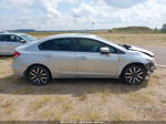 2015 Honda Civic Sedan Ex-l Silver vin: 2HGFB2F90FH510697