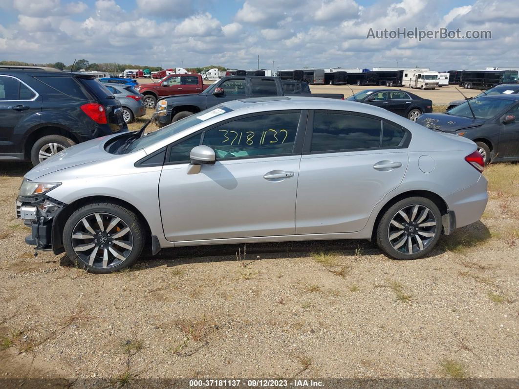 2015 Honda Civic Sedan Ex-l Silver vin: 2HGFB2F90FH510697