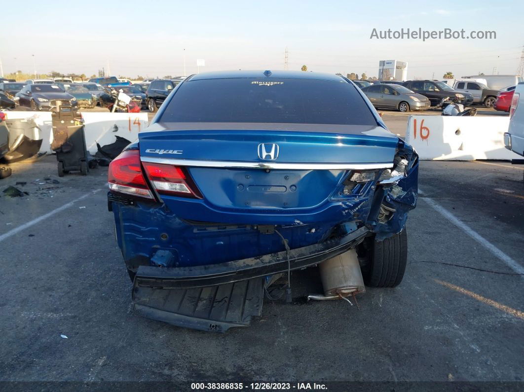 2015 Honda Civic Ex-l Синий vin: 2HGFB2F91FH550156