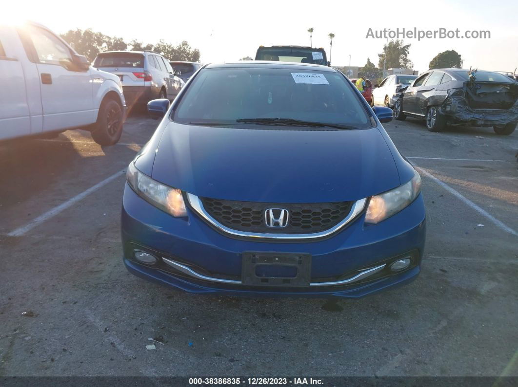 2015 Honda Civic Ex-l Blue vin: 2HGFB2F91FH550156