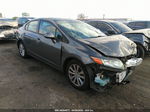 2012 Honda Civic Ex-l Gray vin: 2HGFB2F92CH513791