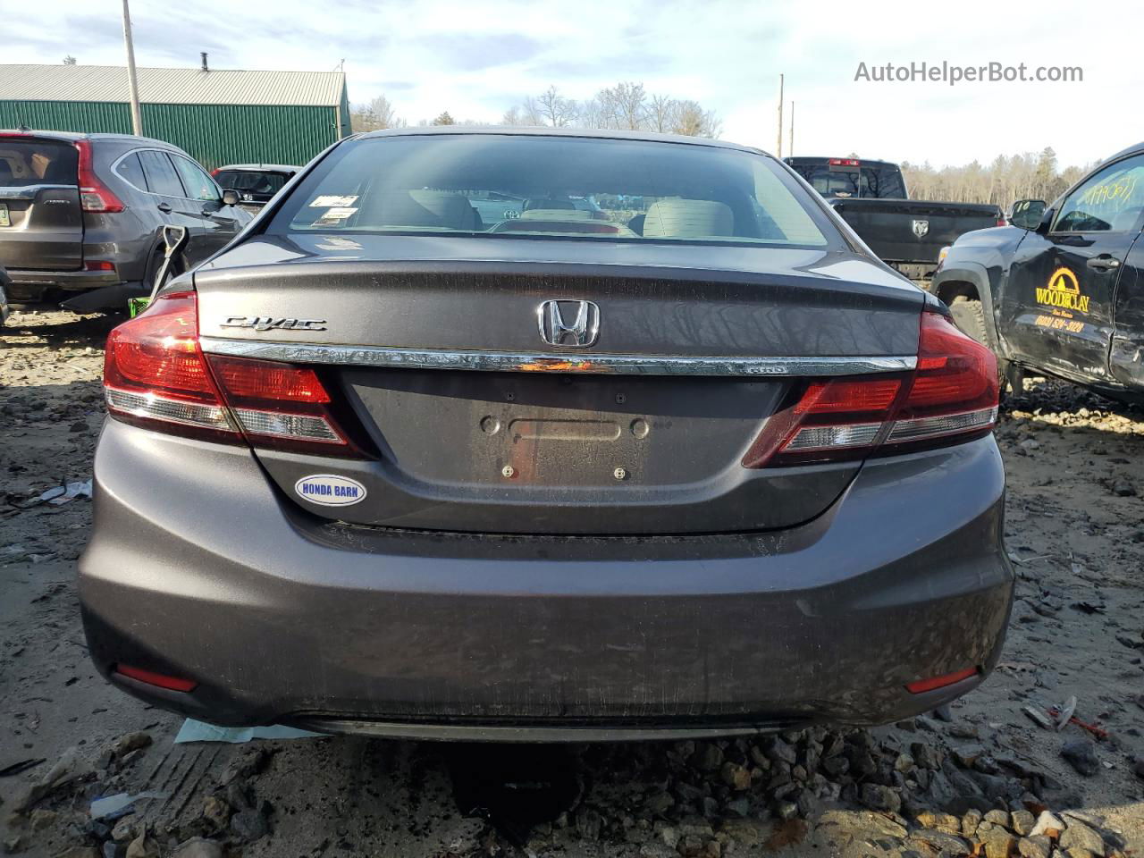 2015 Honda Civic Exl Gray vin: 2HGFB2F92FH506585