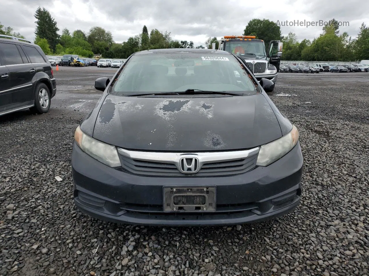 2012 Honda Civic Exl Black vin: 2HGFB2F93CH506607