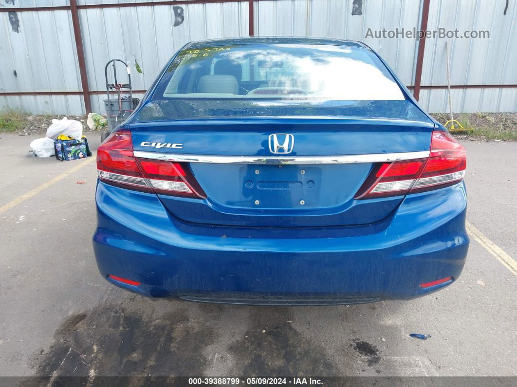 2013 Honda Civic Ex-l Blue vin: 2HGFB2F93DH524199