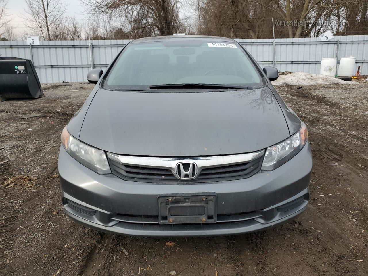 2012 Honda Civic Exl Серый vin: 2HGFB2F94CH054781