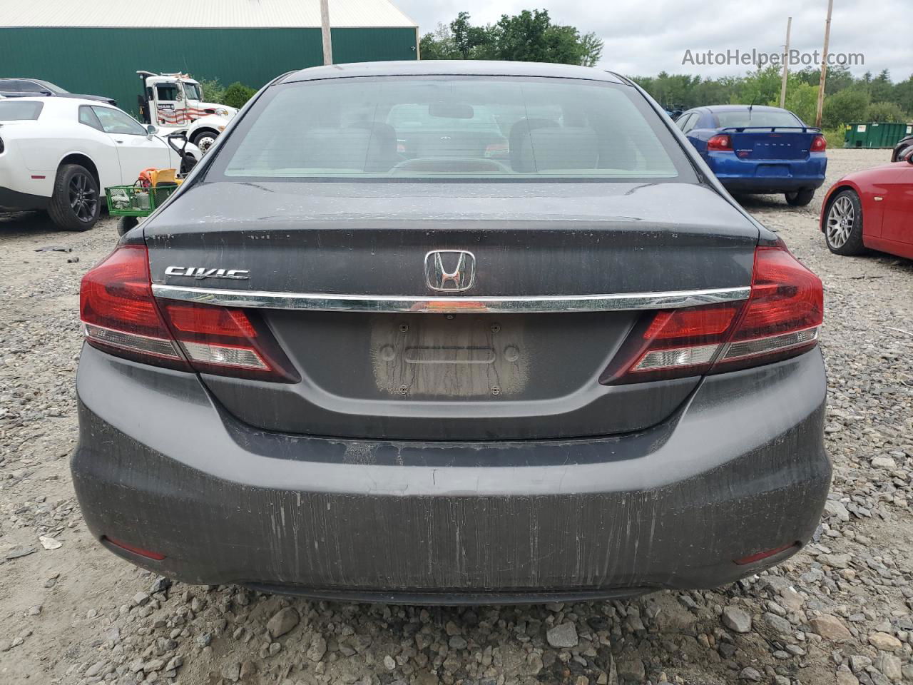 2013 Honda Civic Exl Gray vin: 2HGFB2F94DH535325