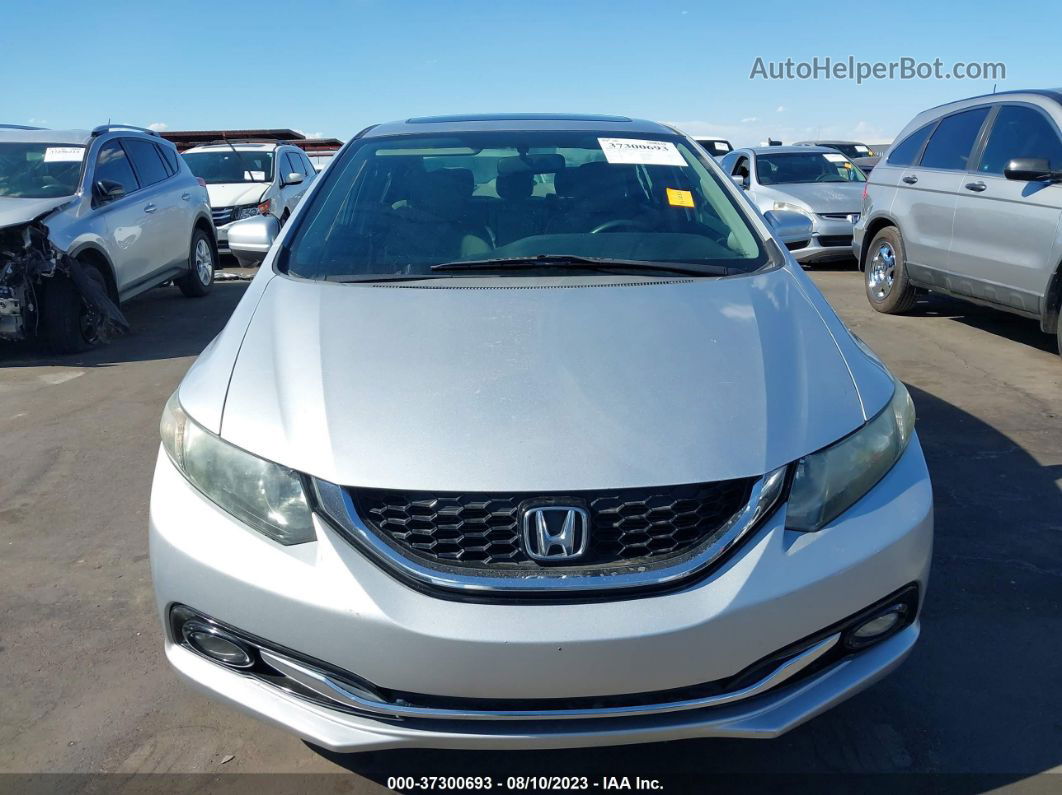 2015 Honda Civic Sedan Ex-l Silver vin: 2HGFB2F95FH504281