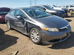 2012 Honda Civic Exl Серый vin: 2HGFB2F96CH322827