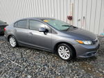 2012 Honda Civic Exl Gray vin: 2HGFB2F96CH518556