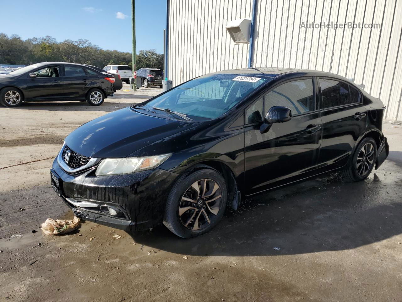 2013 Honda Civic Exl Черный vin: 2HGFB2F96DH508448