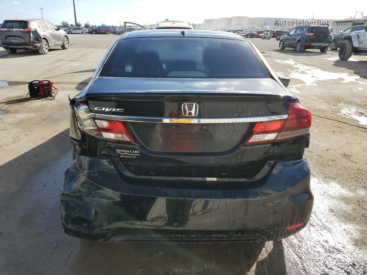 2013 Honda Civic Exl Черный vin: 2HGFB2F96DH508448