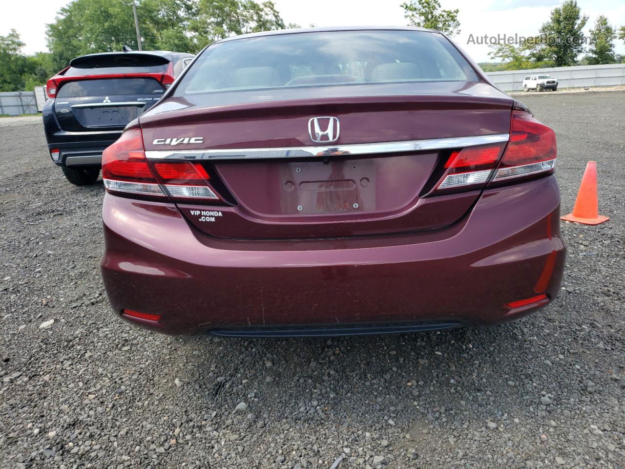 2013 Honda Civic Exl Maroon vin: 2HGFB2F96DH527663