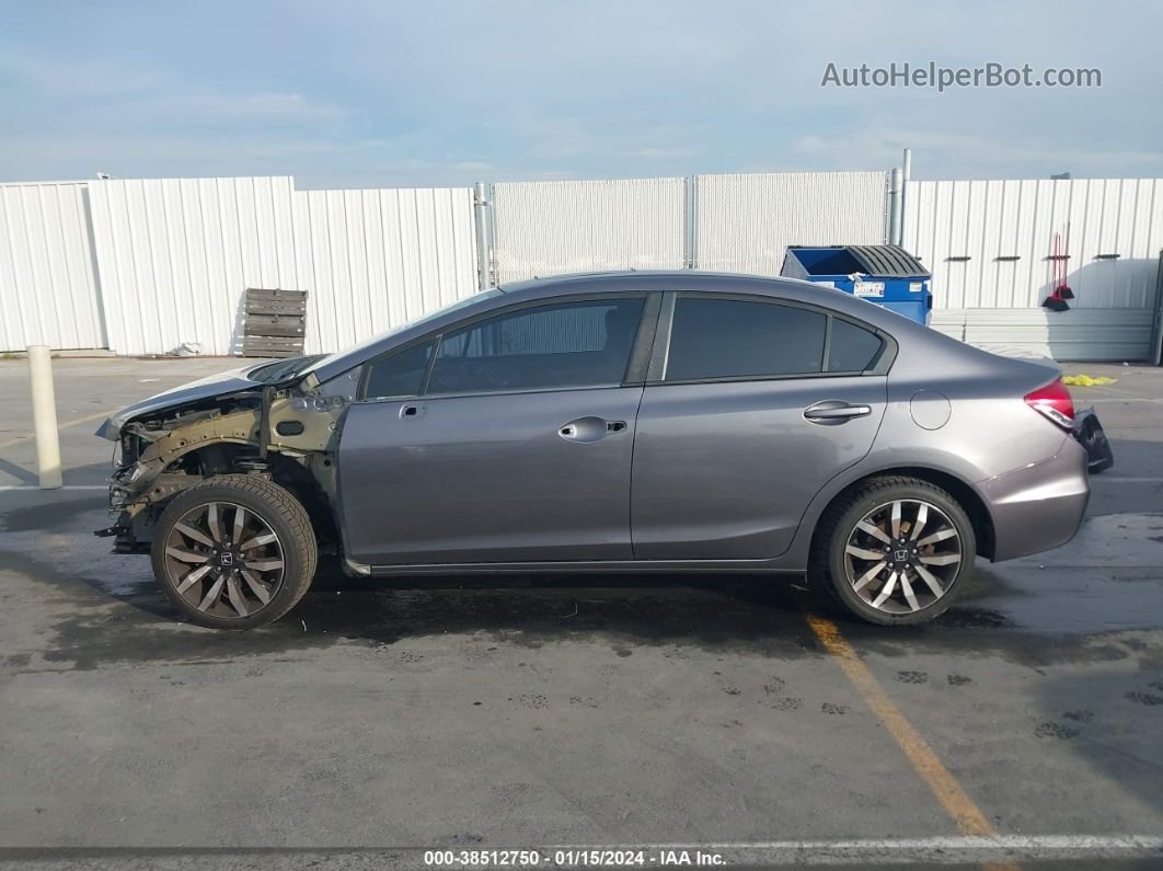 2015 Honda Civic Ex-l Серый vin: 2HGFB2F96FH518951