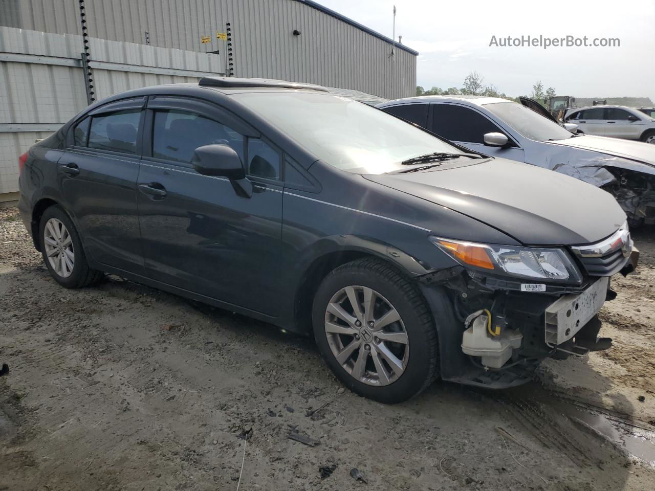 2012 Honda Civic Exl Черный vin: 2HGFB2F97CH308001