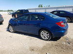 2012 Honda Civic Exl Blue vin: 2HGFB2F97CH505735