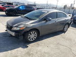 2012 Honda Civic Exl Gray vin: 2HGFB2F97CH540663