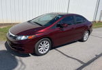 2012 Honda Civic Exl Burgundy vin: 2HGFB2F97CH567345