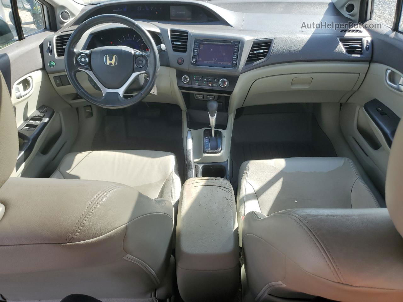 2012 Honda Civic Exl Gray vin: 2HGFB2F98CH511513