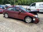 2012 Honda Civic Exl Maroon vin: 2HGFB2F98CH533849