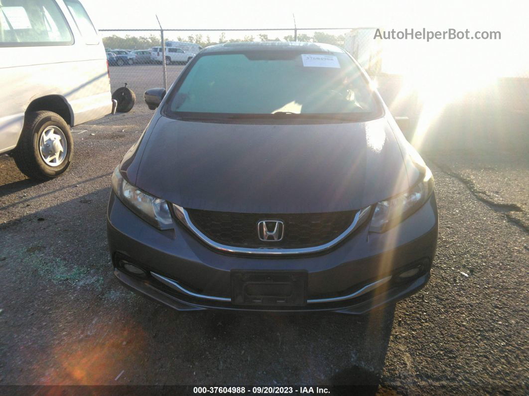 2014 Honda Civic Ex-l Серый vin: 2HGFB2F98EH515709