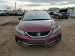 2015 Honda Civic Exl Maroon vin: 2HGFB2F98FH535945