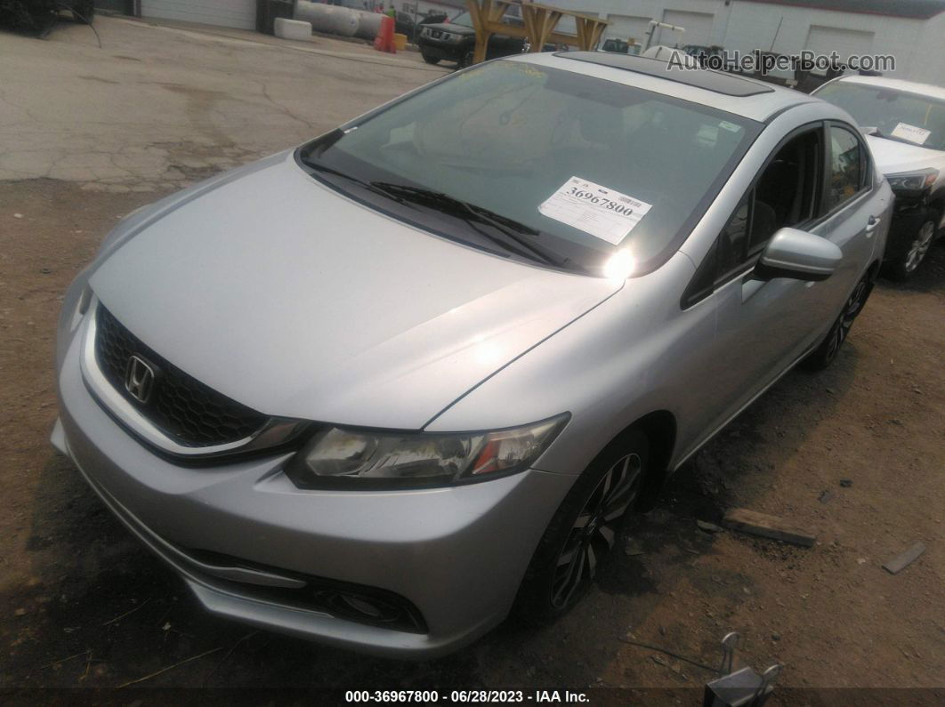 2015 Honda Civic Ex-l Silver vin: 2HGFB2F98FH549988