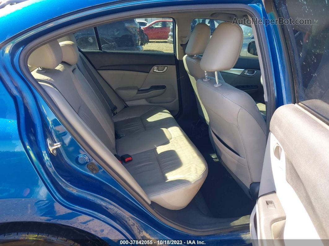2015 Honda Civic Ex-l Синий vin: 2HGFB2F99FH526462