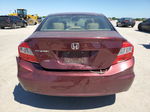 2012 Honda Civic Exl Burgundy vin: 2HGFB2F9XCH542780